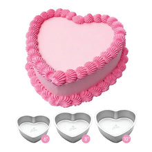 Cake Craft Pro Pan Heart Tin Set - 6", 8", 10"