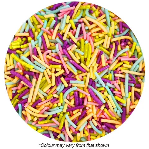 Sprink'd Pastel Rainbow Jimmies 100g.