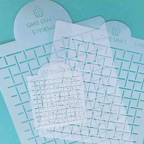 Cake Craft 3PC Stencil - Umina