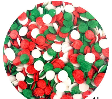 100g Sprinkle Mix - Christmas Sequins