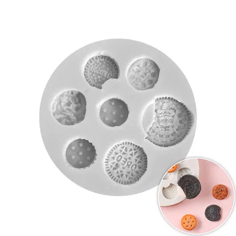 Cake Craft Silicone Mould - Assorted Cookies