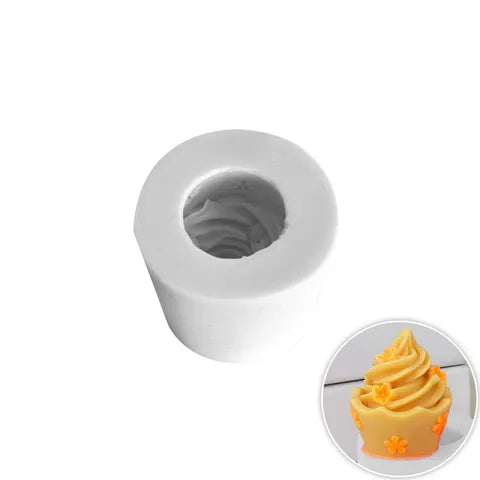 Cake Craft Silicone Mould - Piped Cupcake Topper