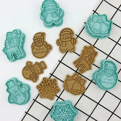 Cake Craft Merry Christmas Cookie Cutter Set - 6PC