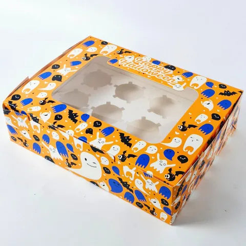 Halloween Cupcake Boxes - Assorted Sizes