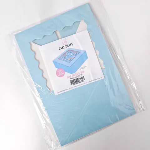 Cake Craft 4 Hole Cupcake Box - Blue