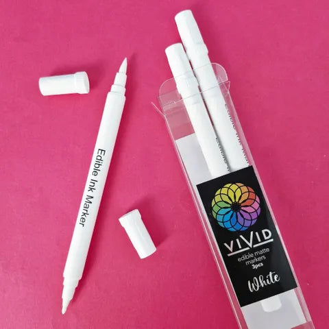 Vivid Edible Markers 3PC