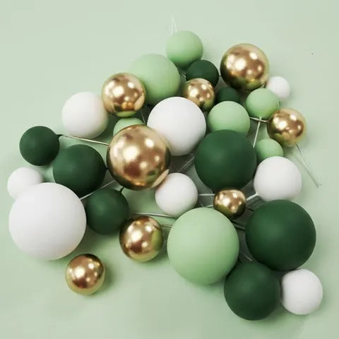 Wish Deco Foam Ball Topper Set - 32PC