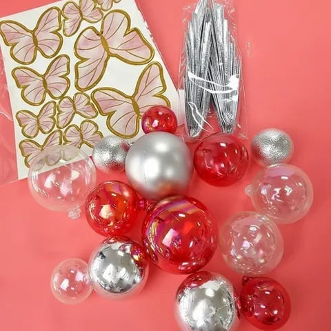 Wish Deco Ball, Fan, Butterfly Topper Set 27pc