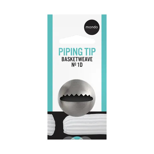 Mondo - Piping Tip - #1D - Basketweave