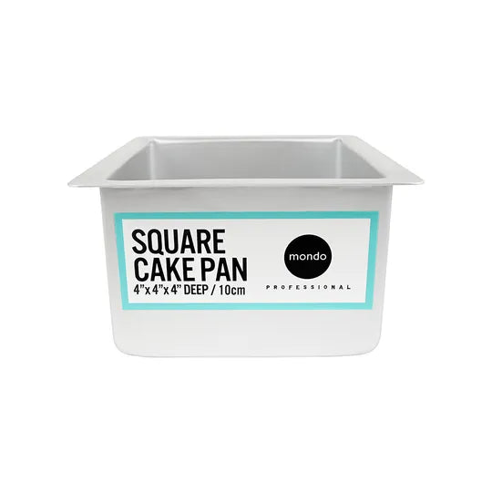 Mondo Square Cake Tin 4"x4"x4"