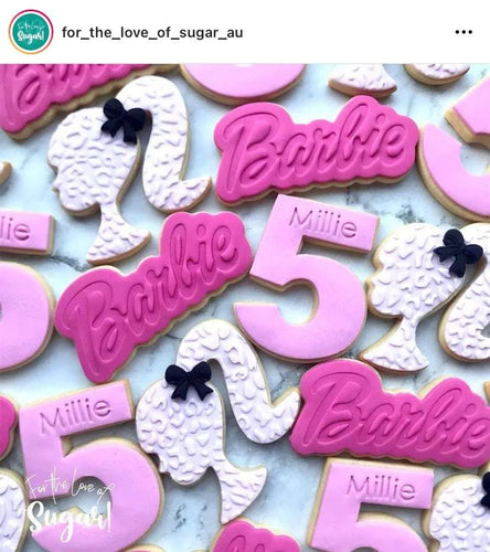 Cookie Cutter Store - Barbie Logo Cutter and Stamp *Last One*