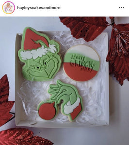 Cookie Cutter Store - Grinch Hand Cutter and Stamp *Last One*