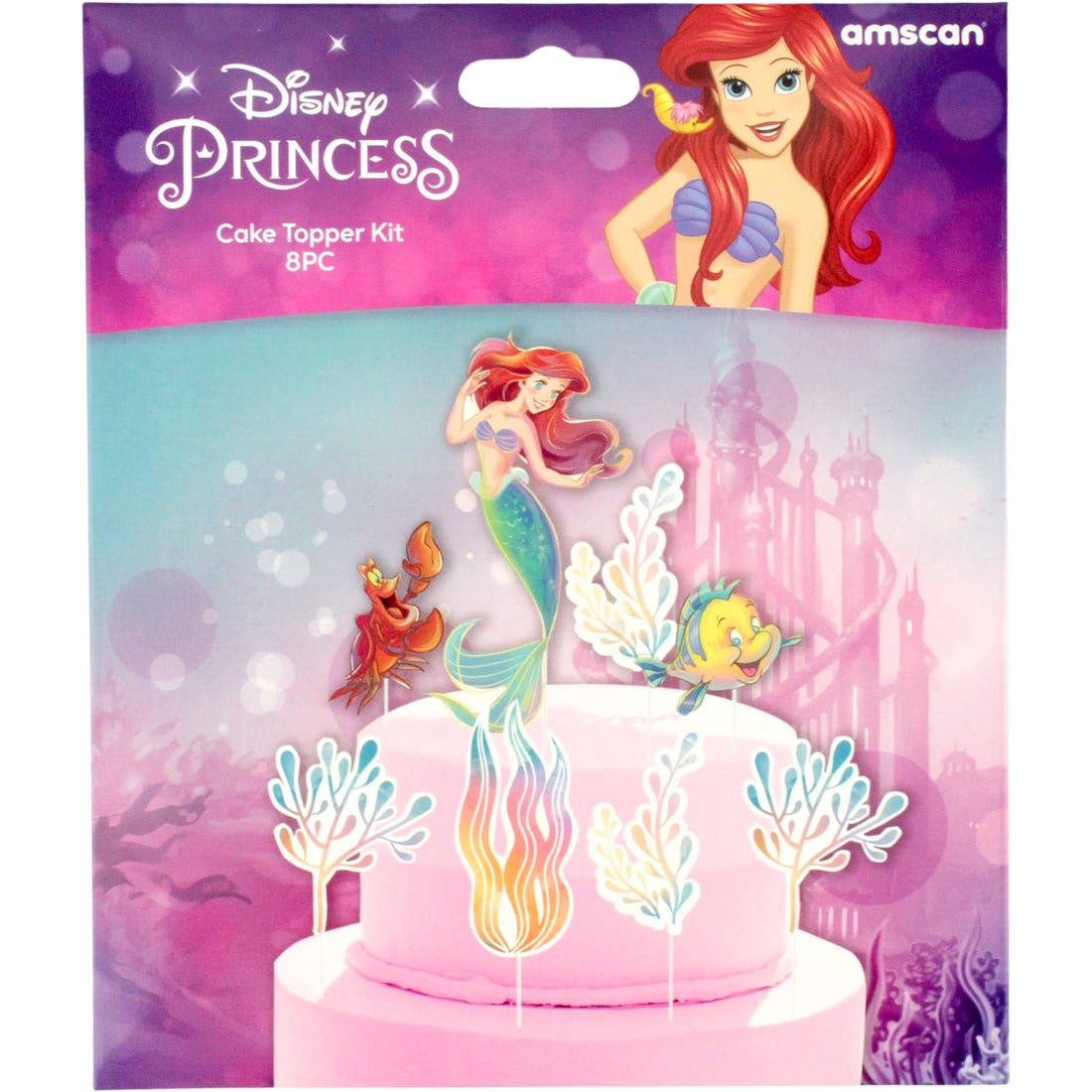 Disney Princess 8Pc Cake Topper Kit