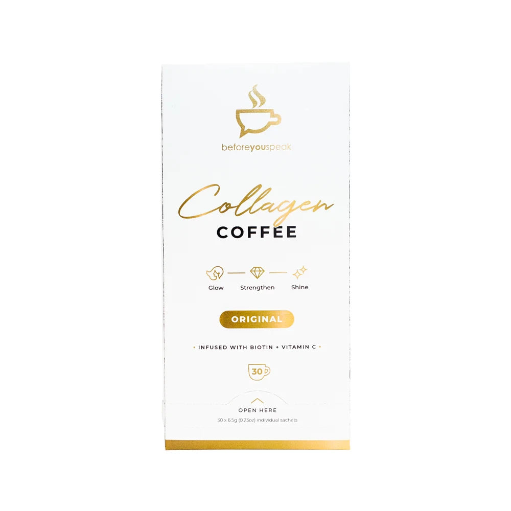 Before You Speak Coffee - Original - Collagen Coffee - 30 Serves