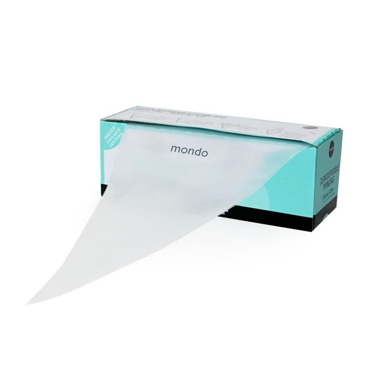 Mondo Clear Disposable Piping Bags Roll of 100 - 38cm/15in.