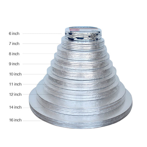 Loyal Silver Round Boards - Assorted Sizes