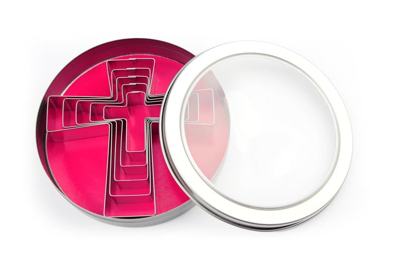 Loyal 5pc Tinplate Cutter Set - Cross