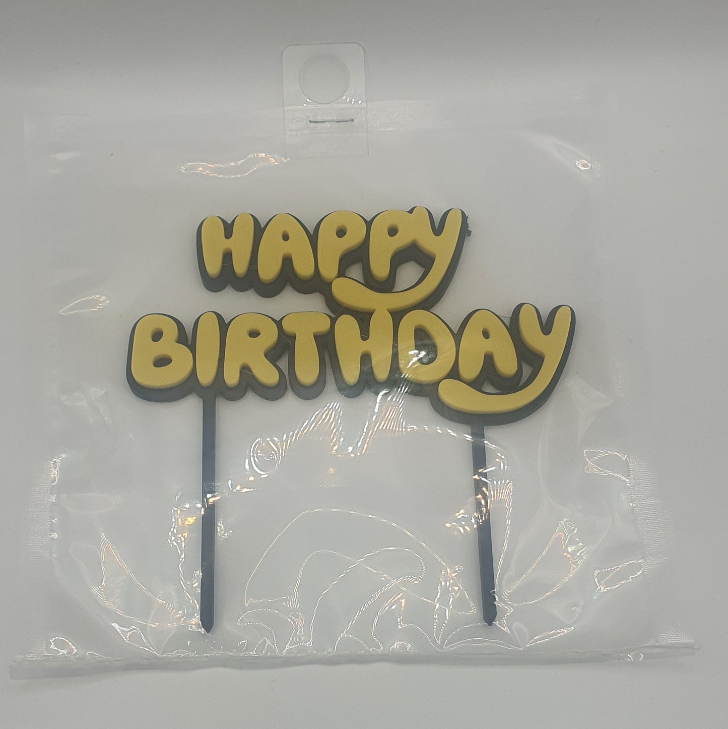 Happy Birthday Printed Toppers - Curvy