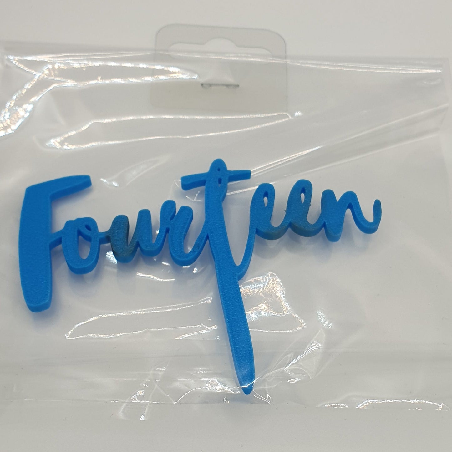 Number Budget Printed Toppers - Assorted Colours