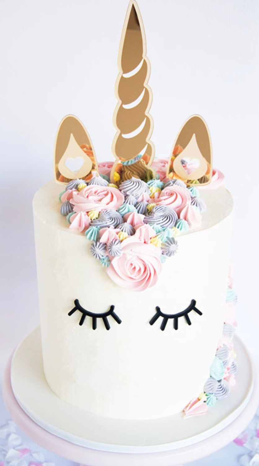 Acrylic Unicorn Cake Topper