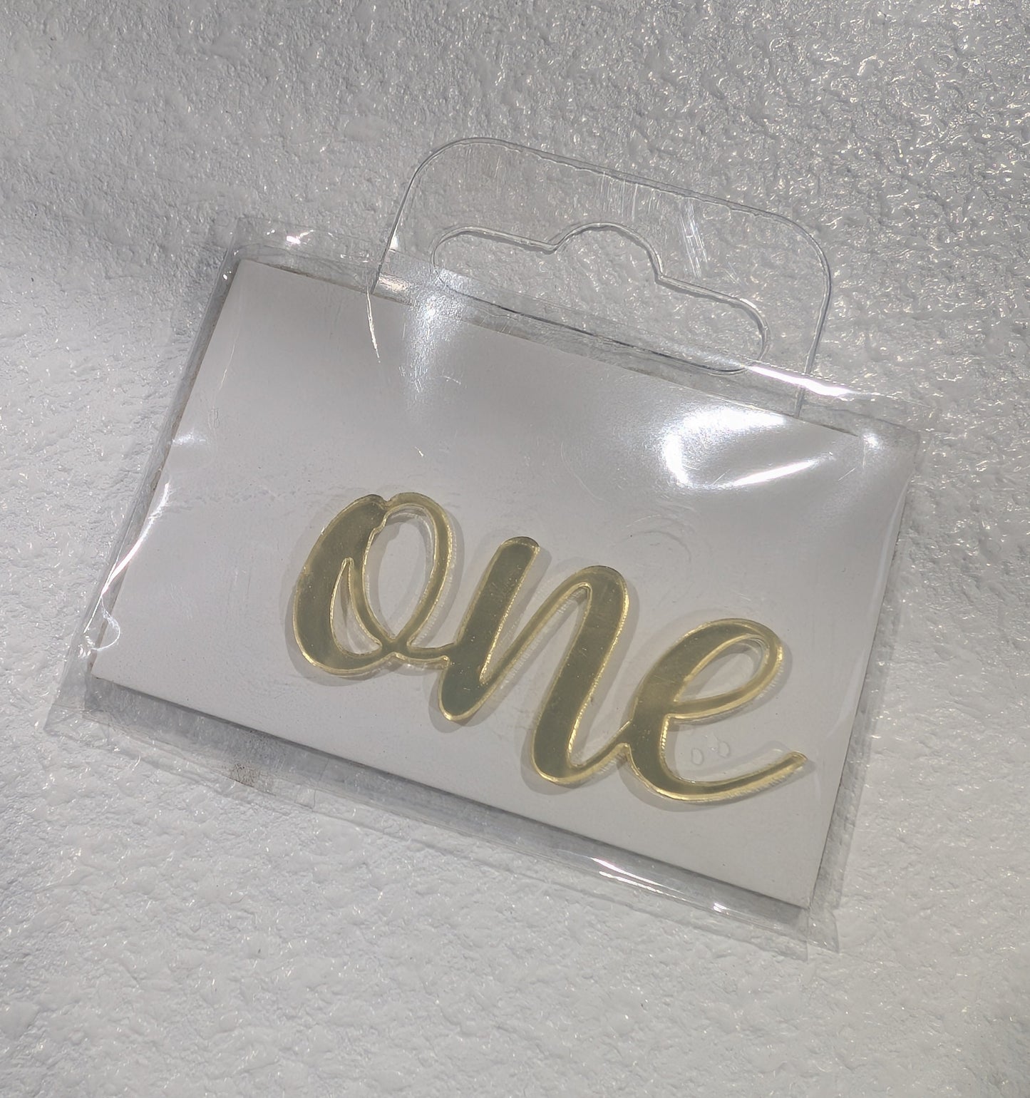 Acrylic Fropper - One - Gold