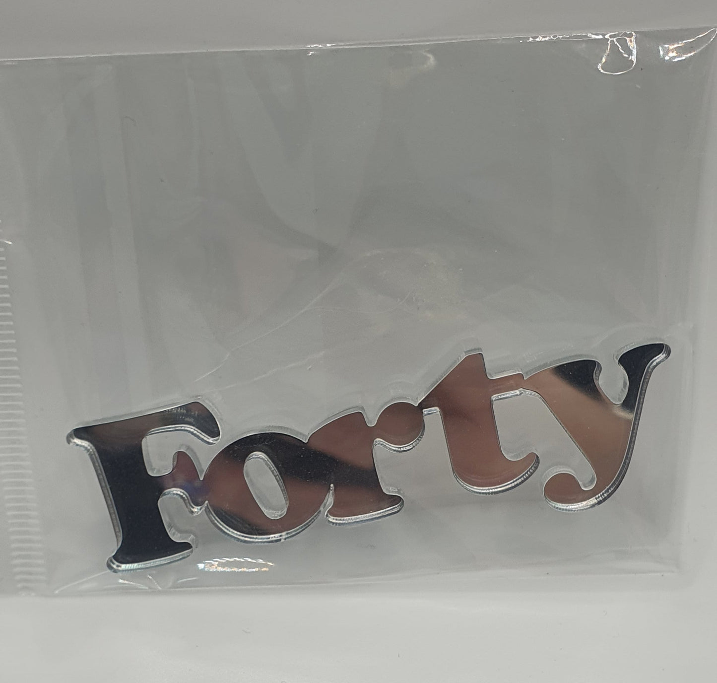 Acrylic Fropper - Numbers - Assorted