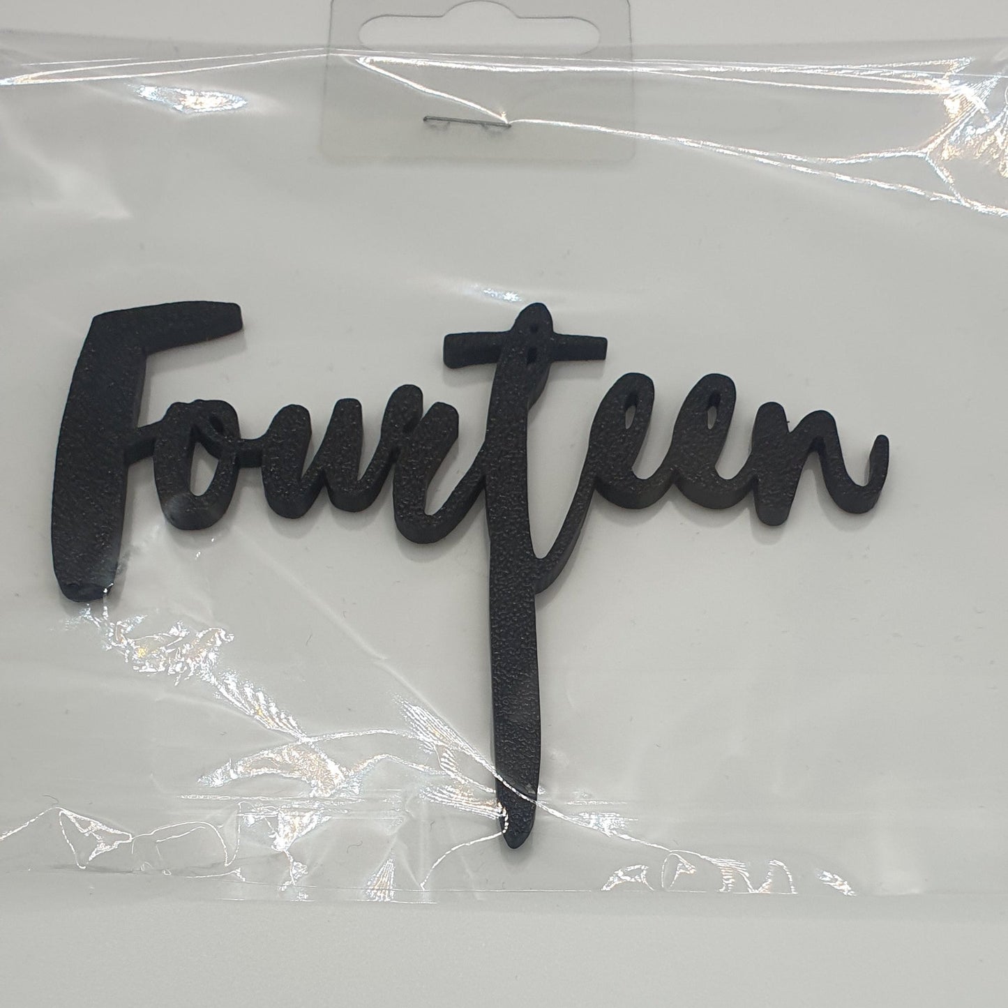 Number Budget Printed Toppers - Assorted Colours
