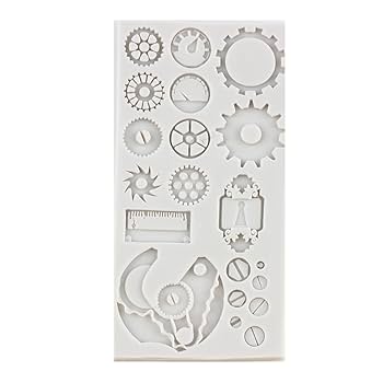 Assorted Gears Silicone Mould S645