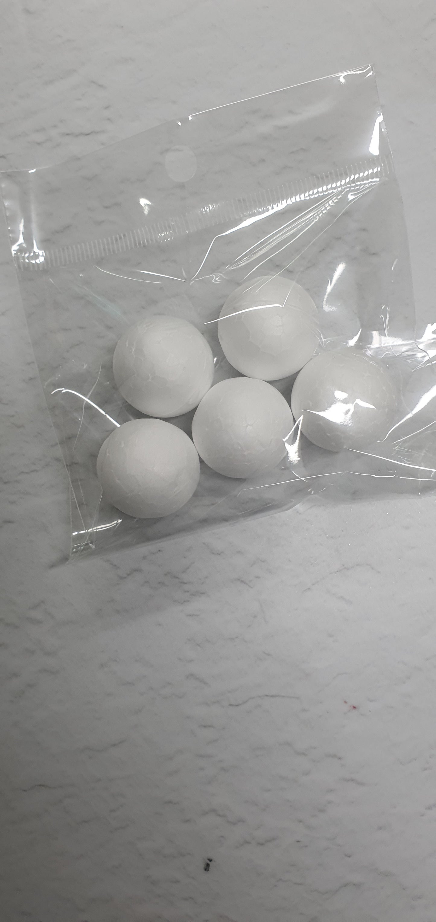 Styrofoam Balls - 5PC - XSmall