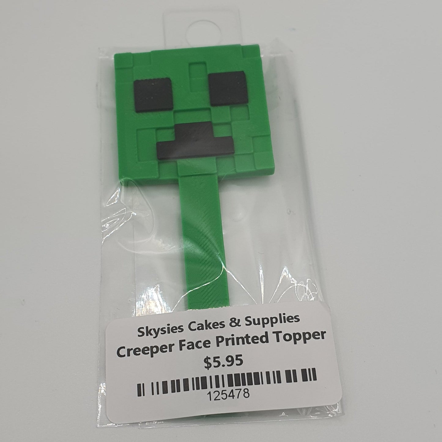 Creeper Face - Printed Topper