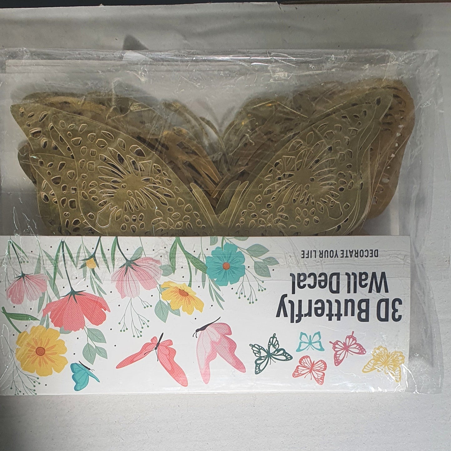 50PC Butterfly Gold - Assorted