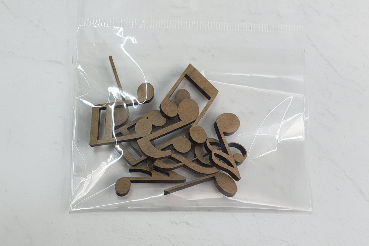 Acrylic Music Notes - Mini 10PK