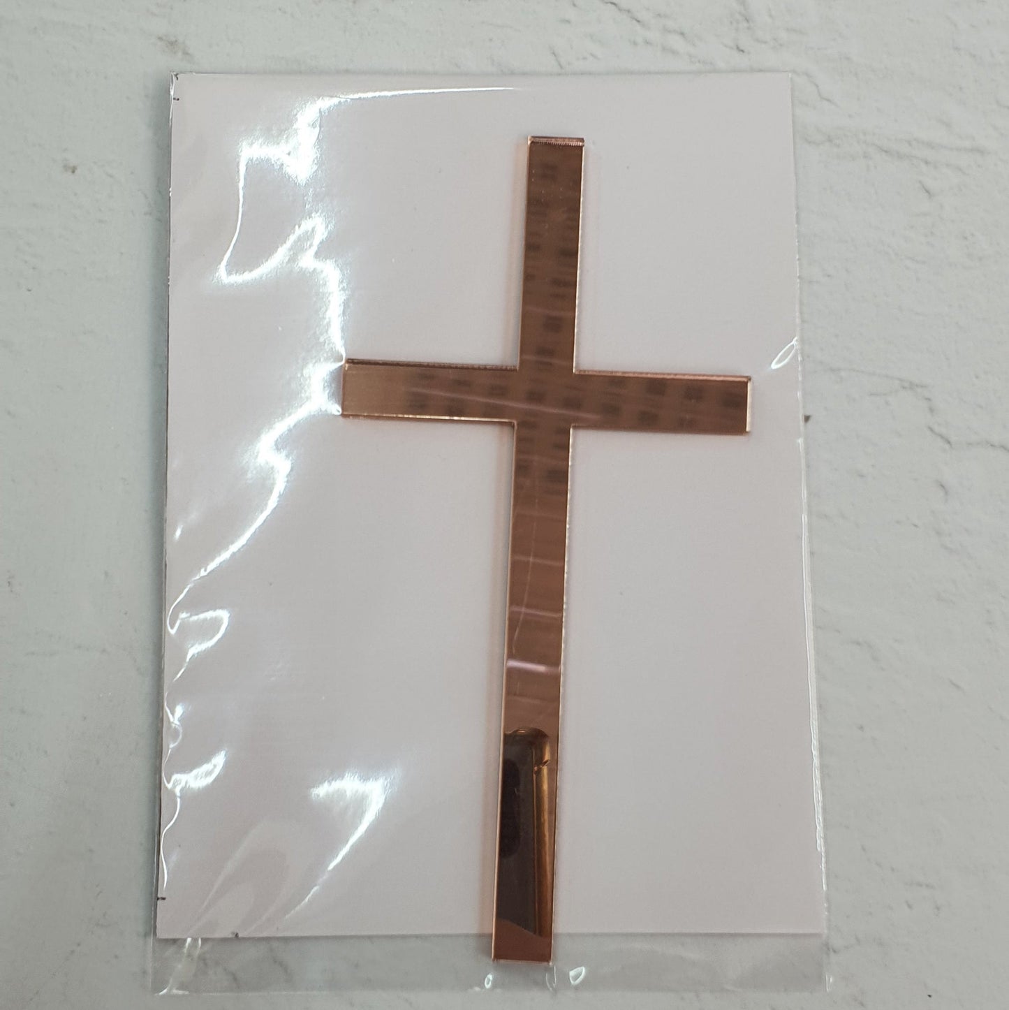 Large Rose Gold Cross