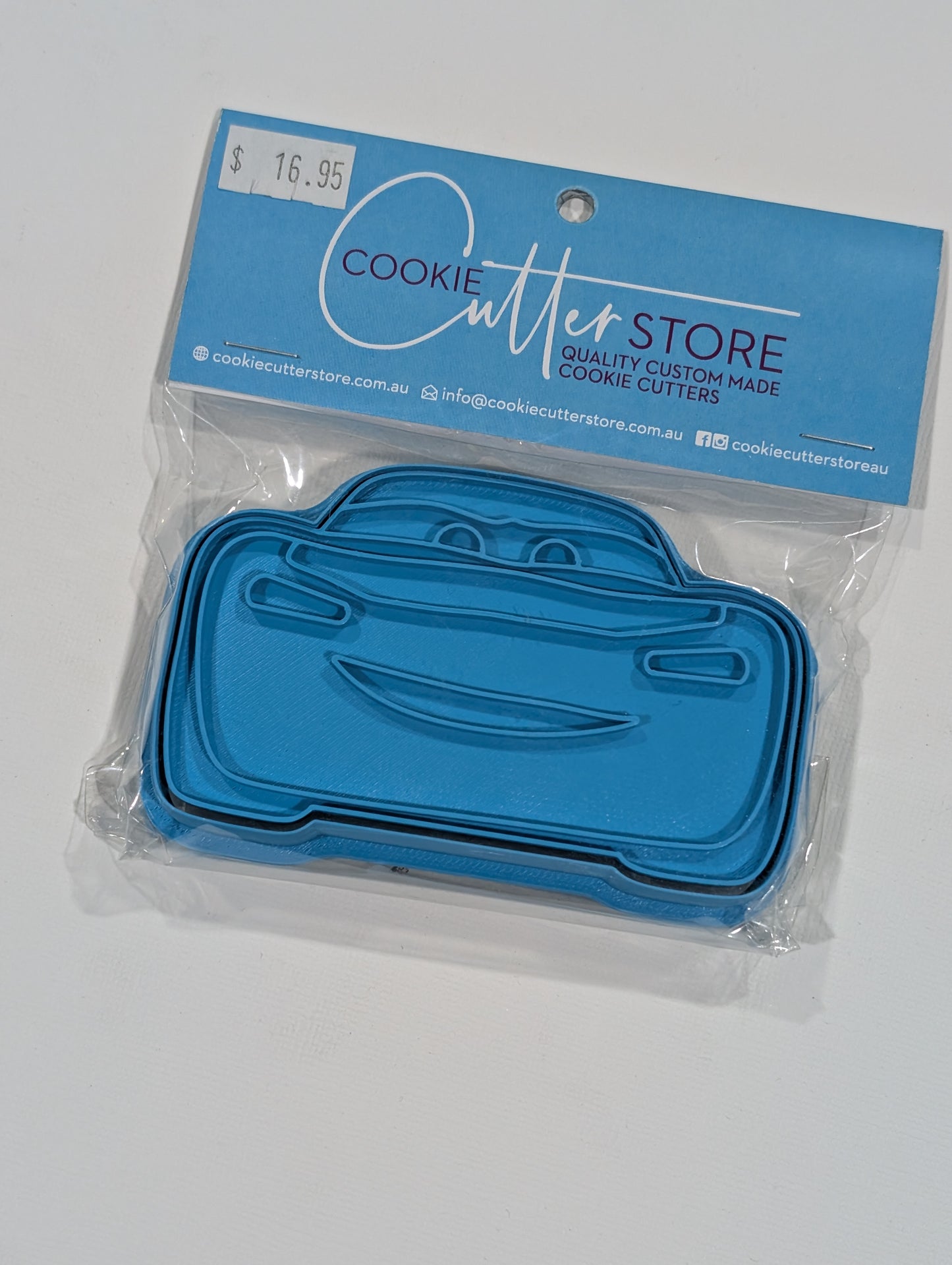 Cookie Cutter Store - Disney Cars Lightning McQueen Cookie Cutter & Stamp *Last Ones*