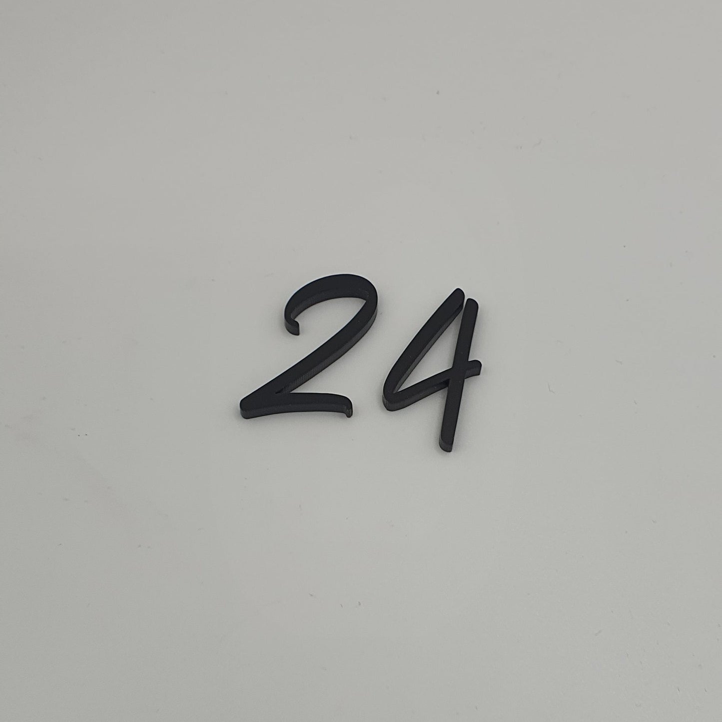 Acrylic Number Fropper - Black (24) or (42)