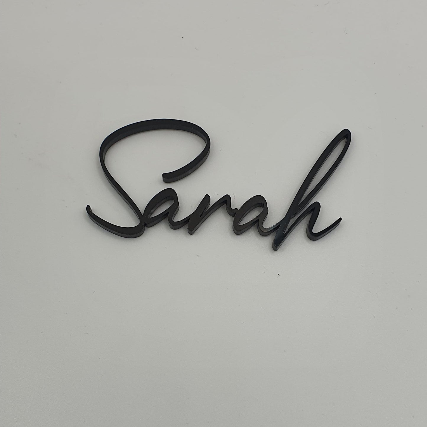 Acrylic Name Fropper - Sarah - Black