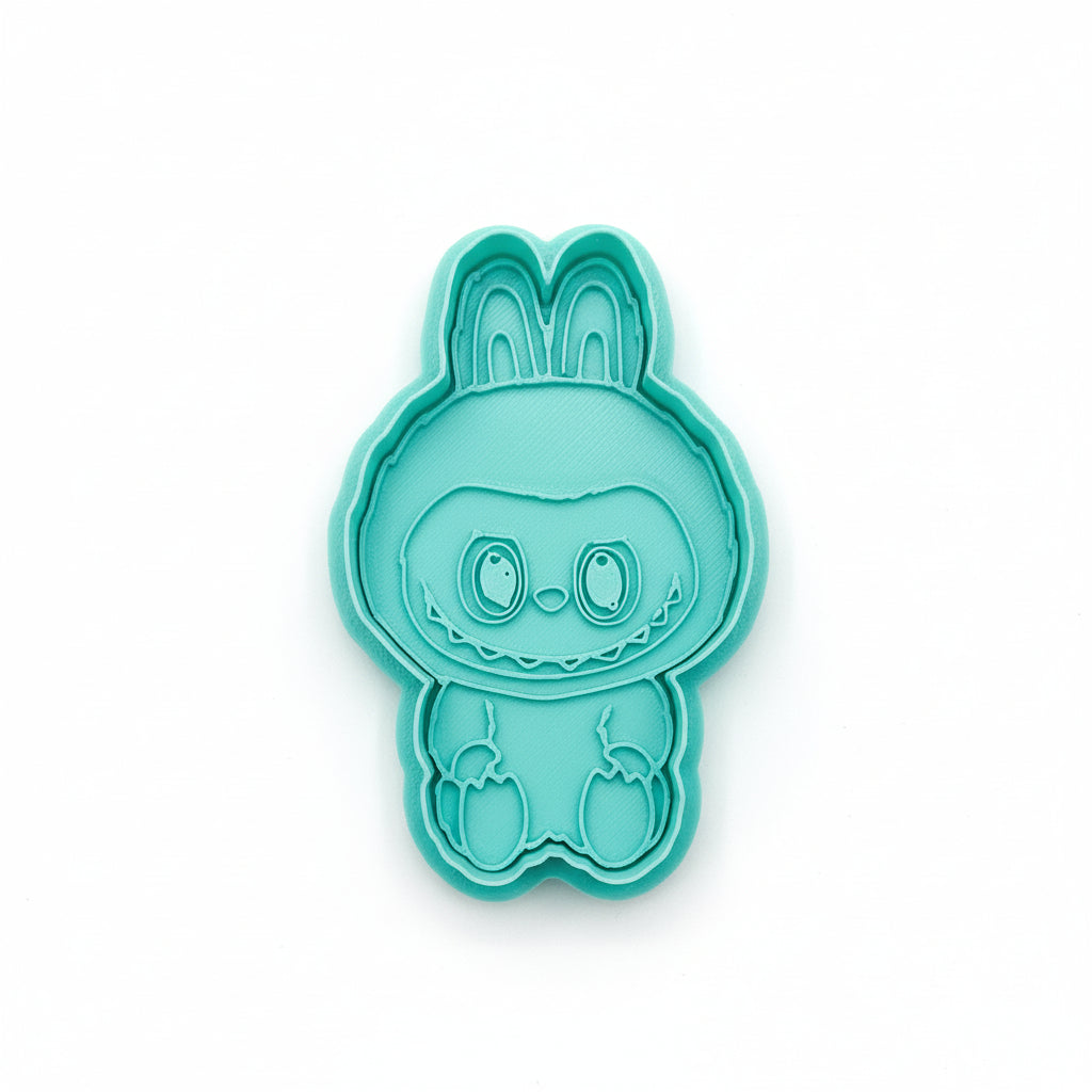 Labubu Cookie Cutter and Stamp Set