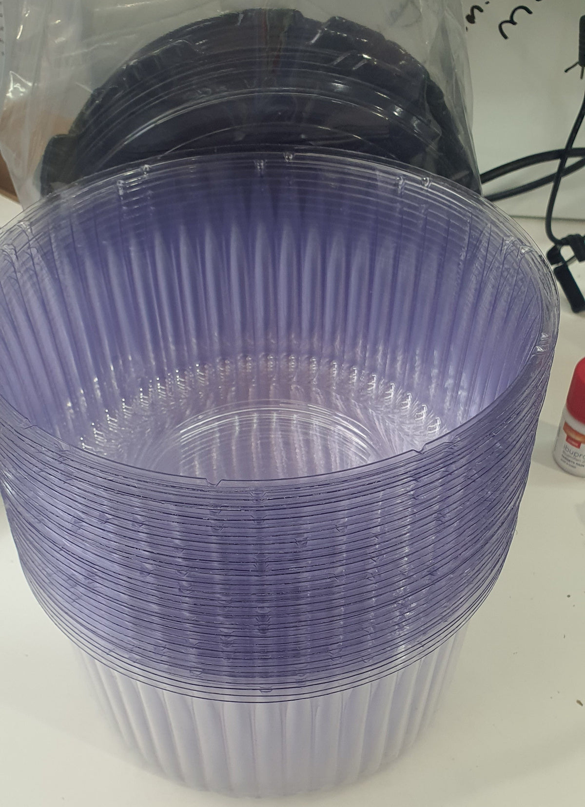 Clear Round Dome Cake Containers