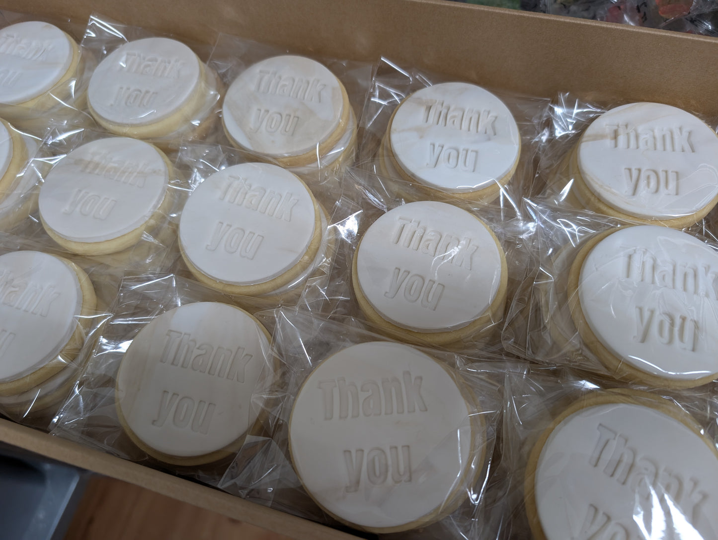 Cookie Embosser Stamp - Thank You