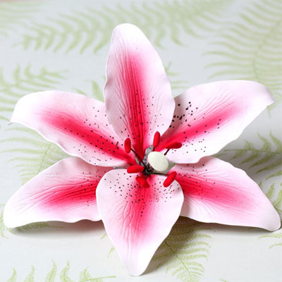 Sugar Flower - Stargazer Lily - Pink.