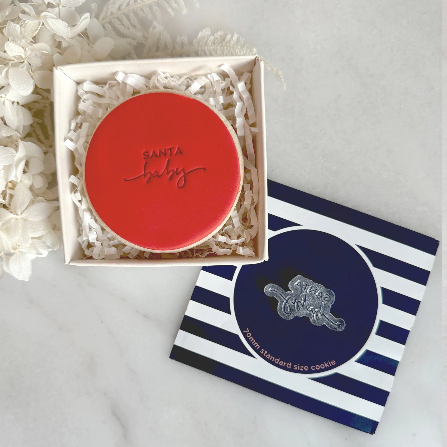 Little Biskut - Santa Baby Tiny Text Stamp.