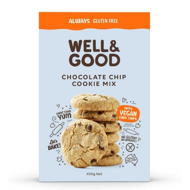 Well & Good Chocolate Chip Cookie Mix 400g.