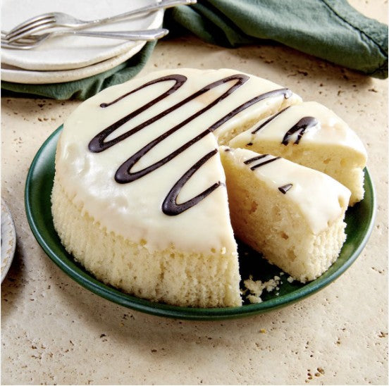 Ganached Frozen Blank White Mudcake - 600g (Approx 7") *Pickup Only*