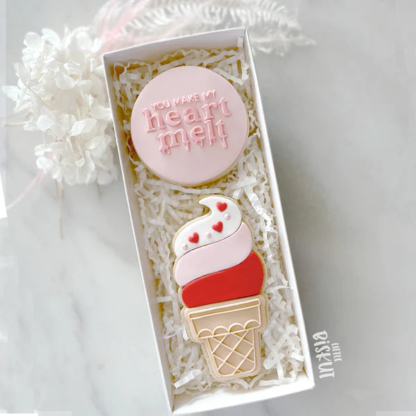 Little Biskut - Ice Cream Cutter and Debosser Set.