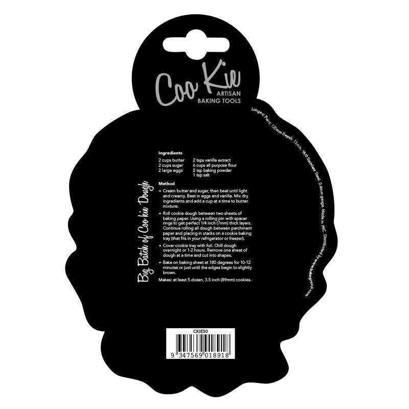 Coo Kie Wreath Cookie Cutter.