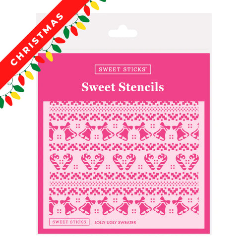 Sweet Sticks Stencil - Jolly Ugly Sweater