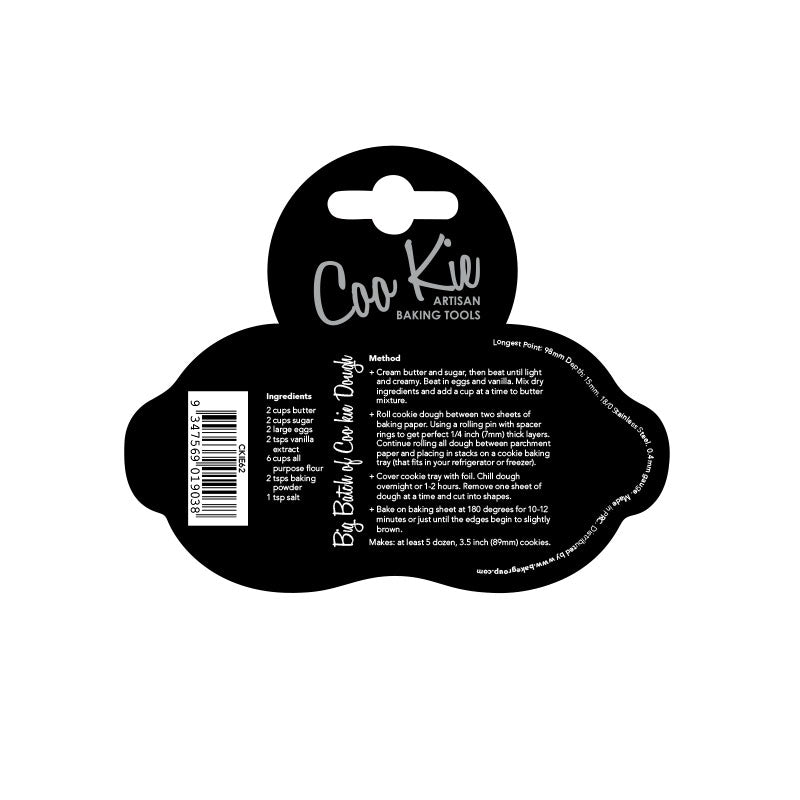 Coo Kie Wizard Glasses Cookie Cutter.