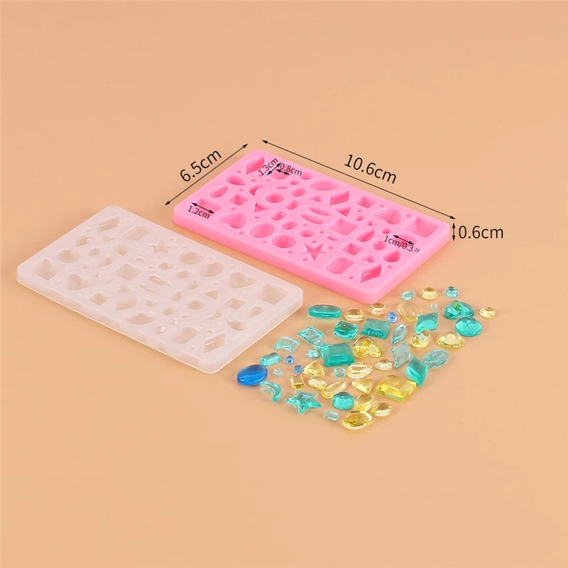 Silicone Mould - Mini Diamonds / Gemstones - S205.