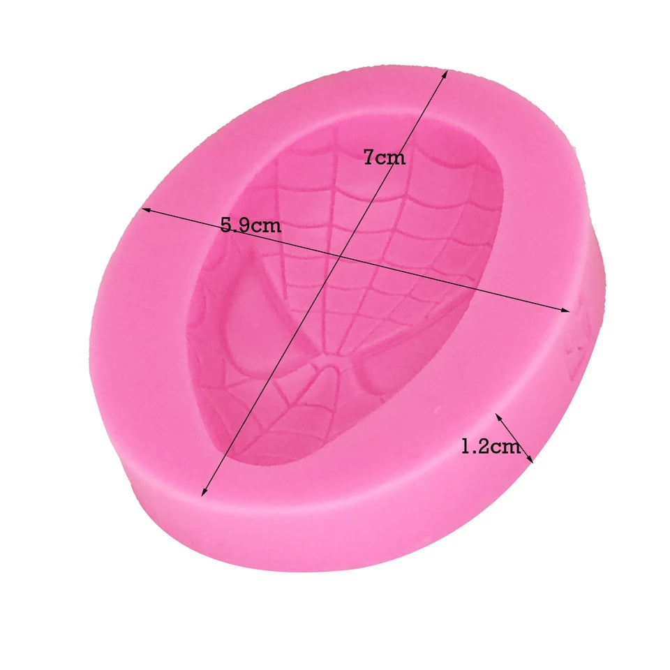 Silicone Mould - Spiderman Face - S116.