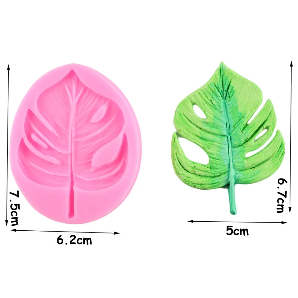 Silicone Mould - Monstera Leaf - S290.